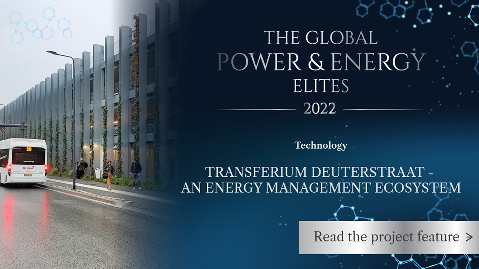 Global Power & Energy Elites 2022 features GreenFlux's smart energy management solution at Transferium